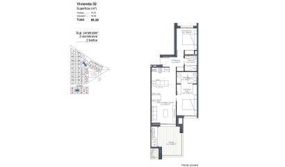 New Build - Apartment - Los Alcázares - Serena Golf