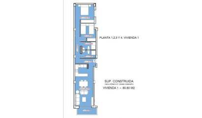 New Build - Apartment - Torrevieja - Playa El Acequión