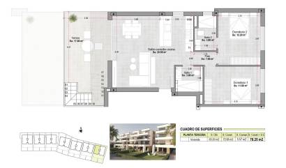 Nieuwbouw projecten - Appartment - Alhama de Murcia - Condado de Alhama