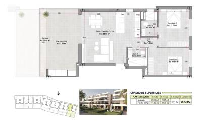 Nieuwbouw projecten - Appartment - Alhama de Murcia - Condado de Alhama