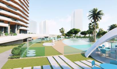 Nieuwbouw projecten - Appartment - Benidorm - Poniente