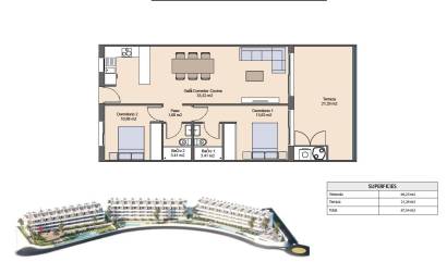 Nieuwbouw projecten - Appartment - Finestrat - Balcón de finestrat