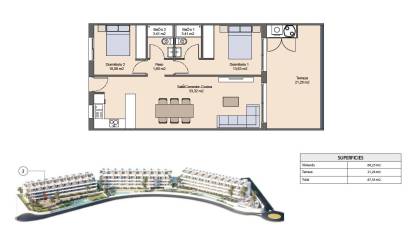 Nieuwbouw projecten - Appartment - Finestrat - Balcón de finestrat