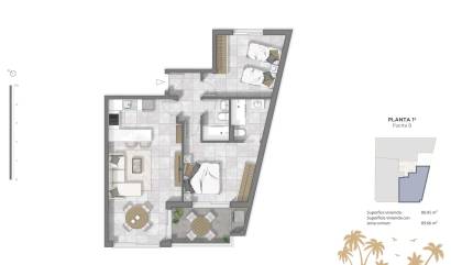 Nieuwbouw projecten - Appartment - Guardamar del Segura - Pueblo