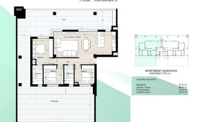 Nieuwbouw projecten - Appartment - Los Alcázares - Los Narejos