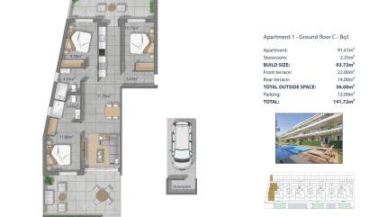 Nieuwbouw projecten - Appartment - Los Alcázares - Los Narejos