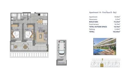 Nieuwbouw projecten - Appartment - Los Alcázares - Los Narejos
