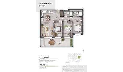 Nieuwbouw projecten - Appartment - Mojacar - Descargador