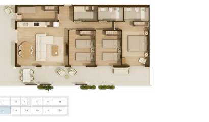 Nieuwbouw projecten - Appartment - Moncofa - Playa de Moncofa