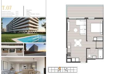 Nieuwbouw projecten - Appartment - Moncofa - Playa de Moncofa