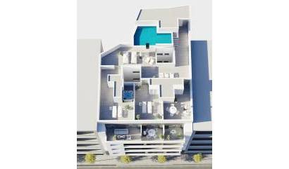 Nieuwbouw projecten - Appartment - Torrevieja - Center