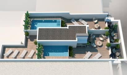 Nieuwbouw projecten - Appartment - Torrevieja - Playa de El Cura