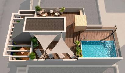 Nieuwbouw projecten - Appartment - Torrevieja - Playa del Acequion