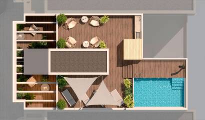 Nieuwbouw projecten - Appartment - Torrevieja - Playa del Acequion