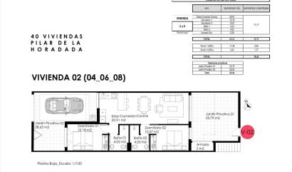Nieuwbouw projecten - Bungalow - Pilar de la Horadada - pueblo
