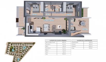 Nieuwbouw projecten - Bungalow - Torrevieja - Los Balcones