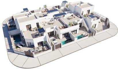 Nieuwbouw projecten - Halfvrijstaand - Torre Pacheco - El Alba