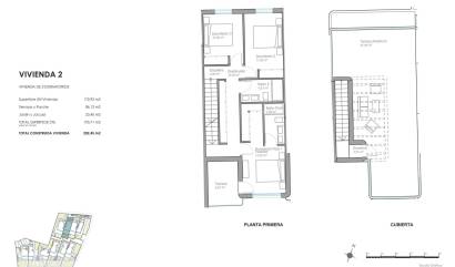 Nieuwbouw projecten - Herenhuis - Mojacar - Playa de la Mena
