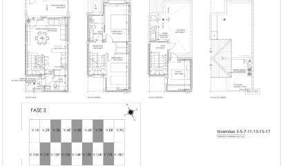 Nieuwbouw projecten - Herenhuis - Torre Pacheco - Santa Rosalia pueblo