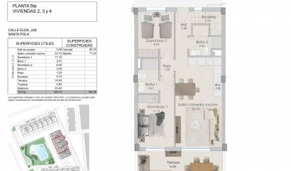 Nieuwbouw projecten - Penthouse - Santa Pola - Tamarit
