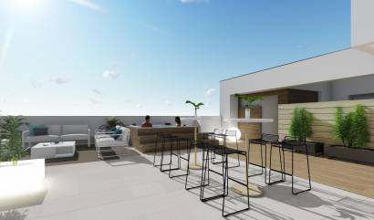 Nieuwbouw projecten - Penthouse - Torrevieja - Playa del Cura