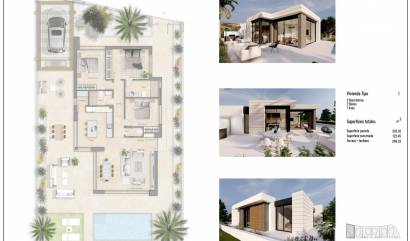 Nieuwbouw projecten - Villa - Pilar de la Horadada - Lo Romero Golf