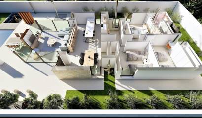 Nieuwbouw projecten - Villa - San Fulgencio - El Oasis