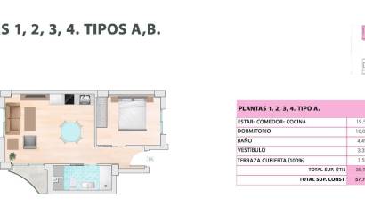 Nouvelle construction - Apartment - Guardamar del Segura - Pueblo