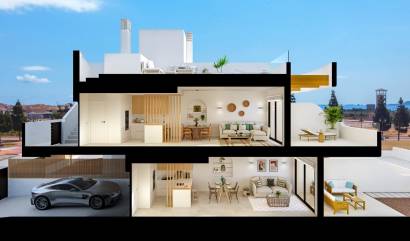 Nouvelle construction - Bungalow - Los Alcázares - Serena Golf