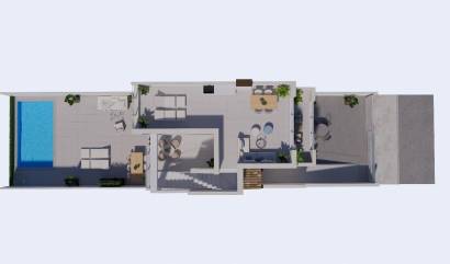 Nouvelle construction - Maison de ville - Los Alcázares - Serena Golf