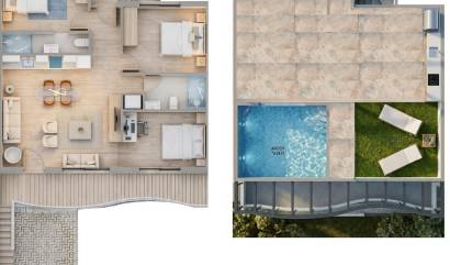 Nueva construcción  - Bungalow - Pilar de la Horadada - parques de Andromeda