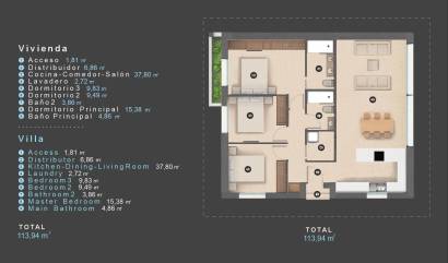 Nueva construcción  - Villa - Orihuela Costa - Las Filipinas
