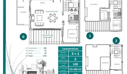 Nueva construcción  - Villa - Sucina - Peraleja Golf
