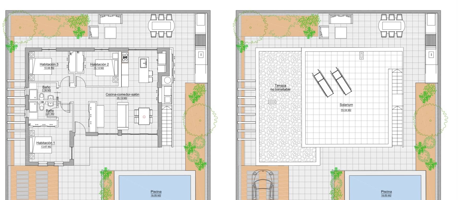 Nueva construcción  - Villa - Pinar de Campoverde