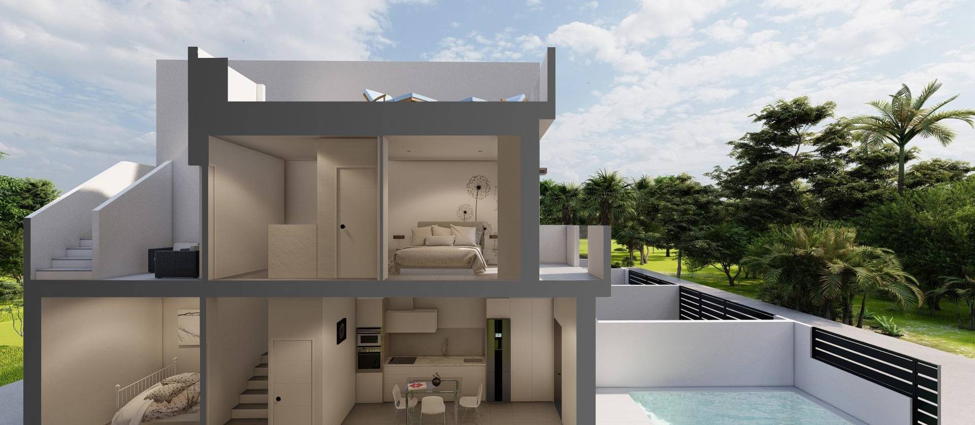 Nieuwbouw projecten - Herenhuis - Los Alcázares