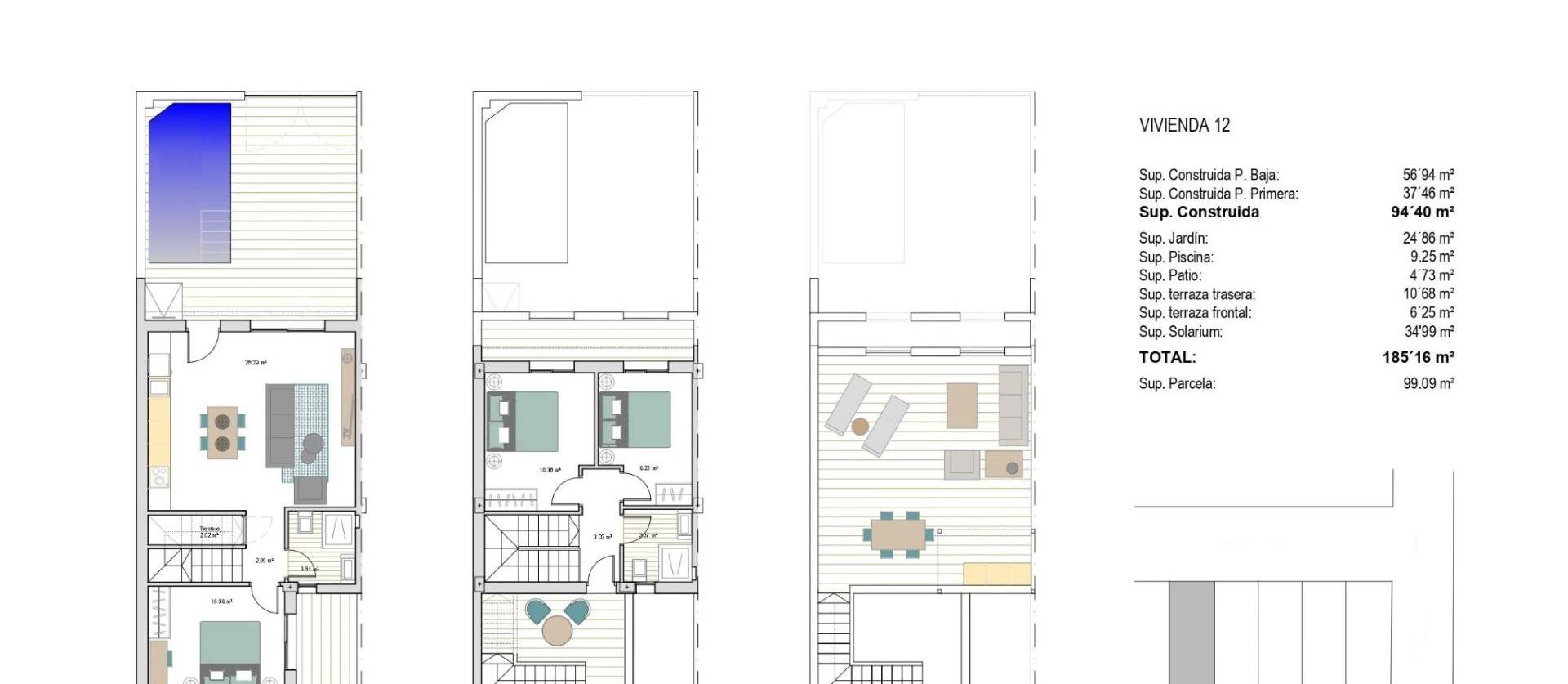 Nieuwbouw projecten - Herenhuis - Los Alcázares