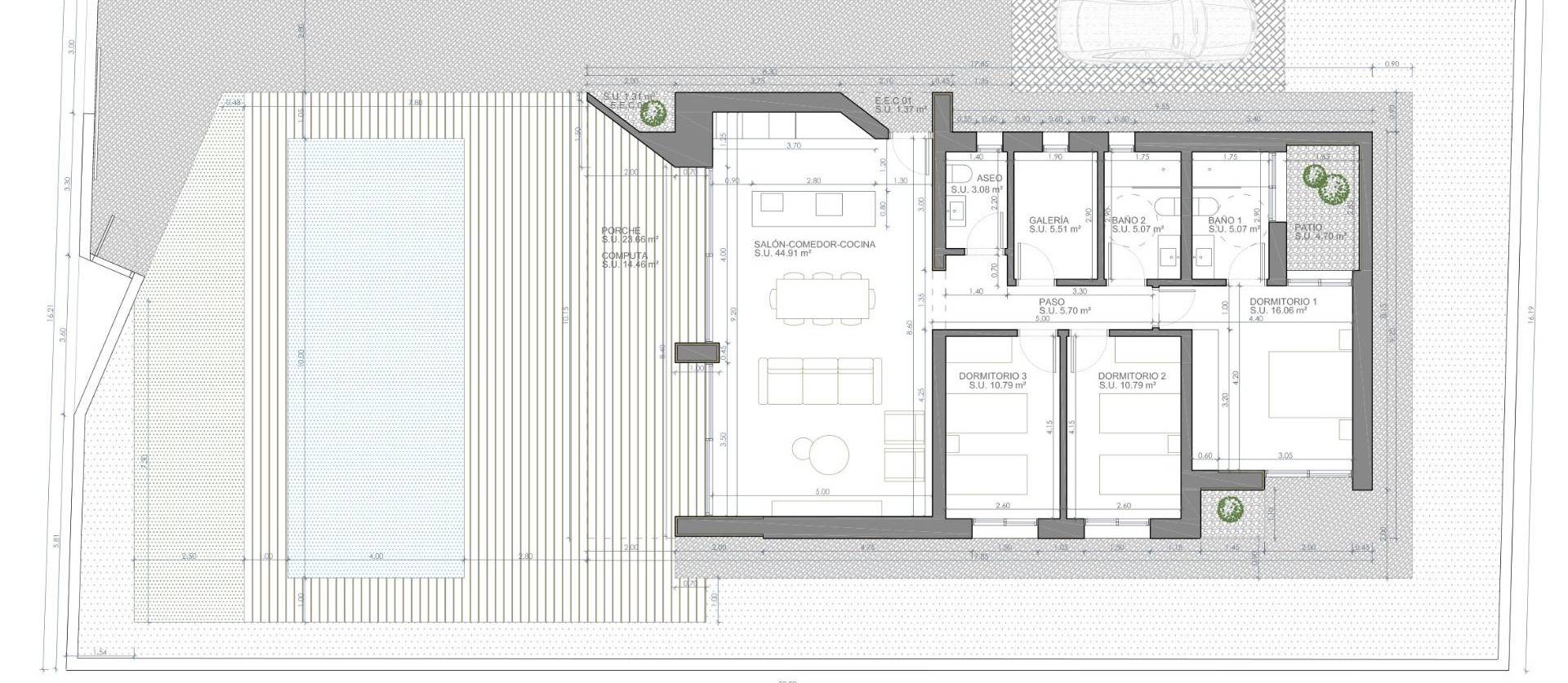 Nueva construcción  - Villa - Aspe