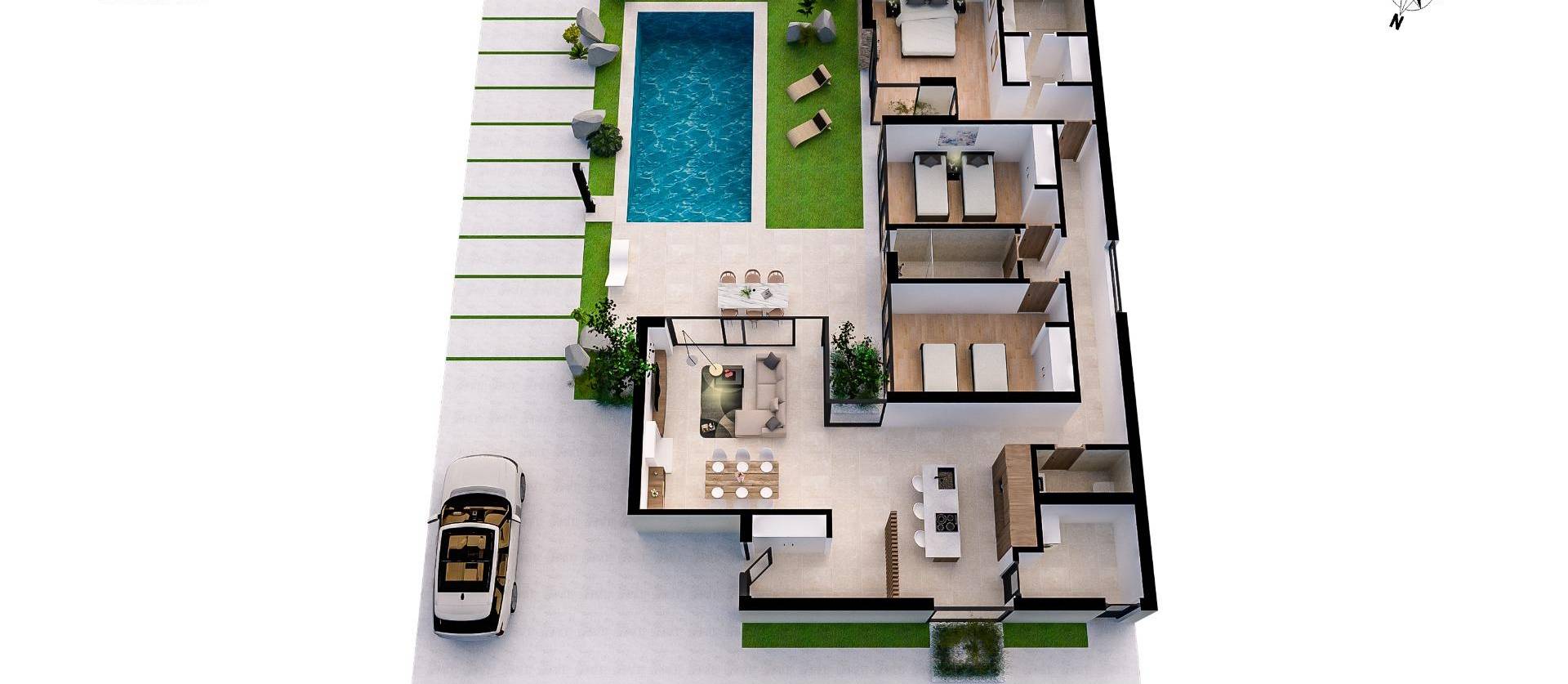 New Build - Villa - Baños y Mendigo - Altaona golf and country village