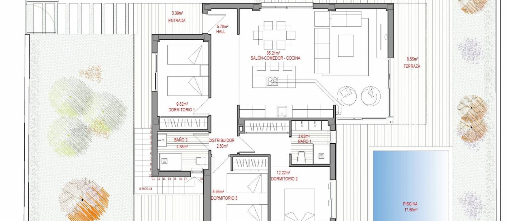 New Build - Villa - Polop - Alberca