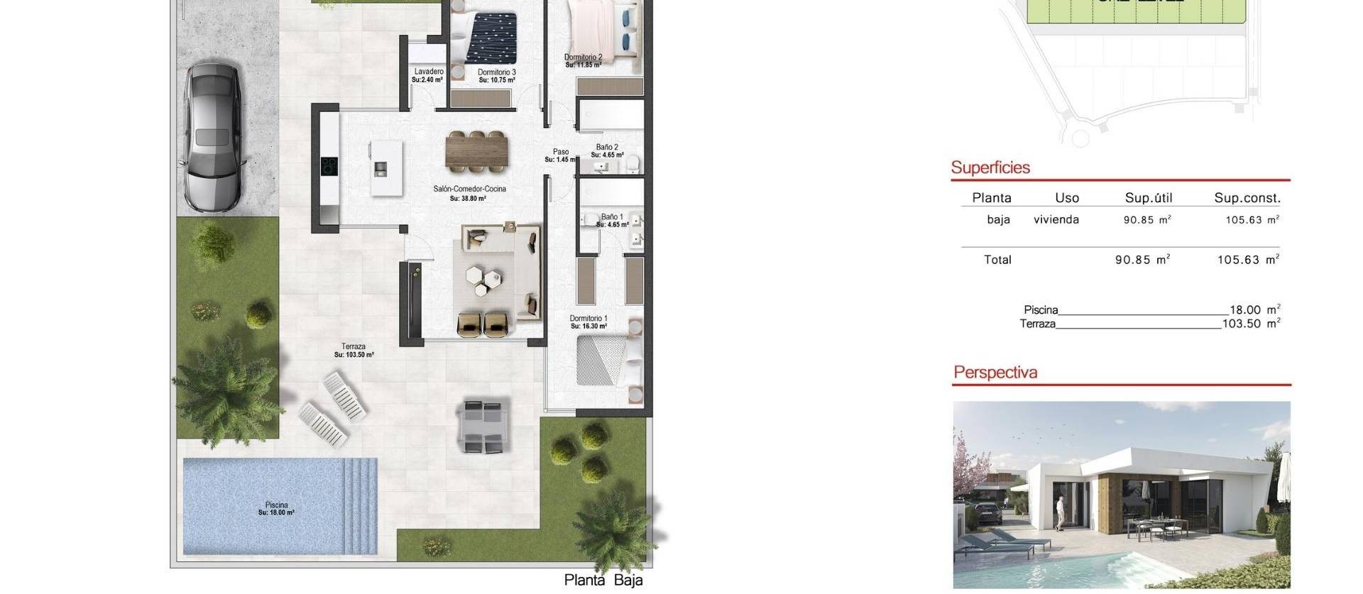 New Build - Villa - Baños y Mendigo - Altaona golf and country village