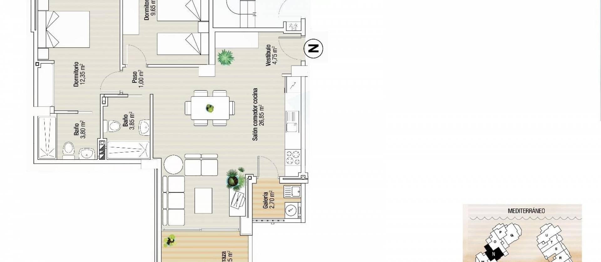 Nueva construcción  - Apartment - La Manga del Mar Menor