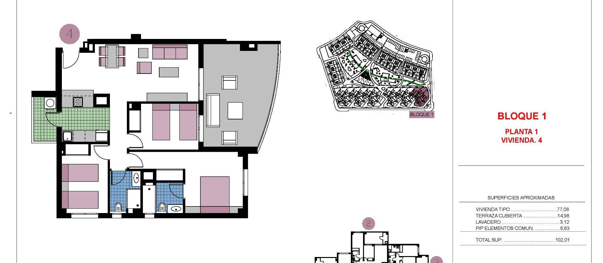 New Build - Apartment - Pilar de la Horadada - Mil Palmeras