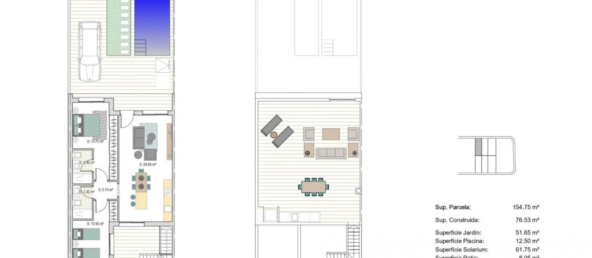 New Build - Townhouse - San Javier - Parque del doce