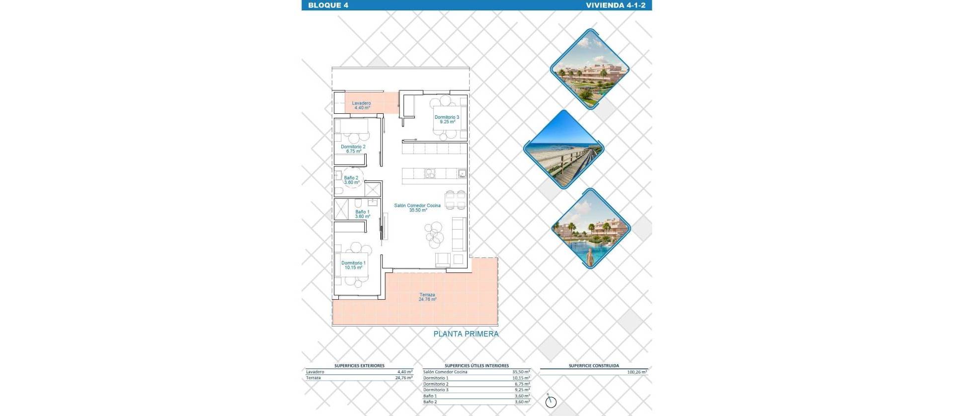 New Build - Apartment - Pilar de la Horadada - Lo Monte