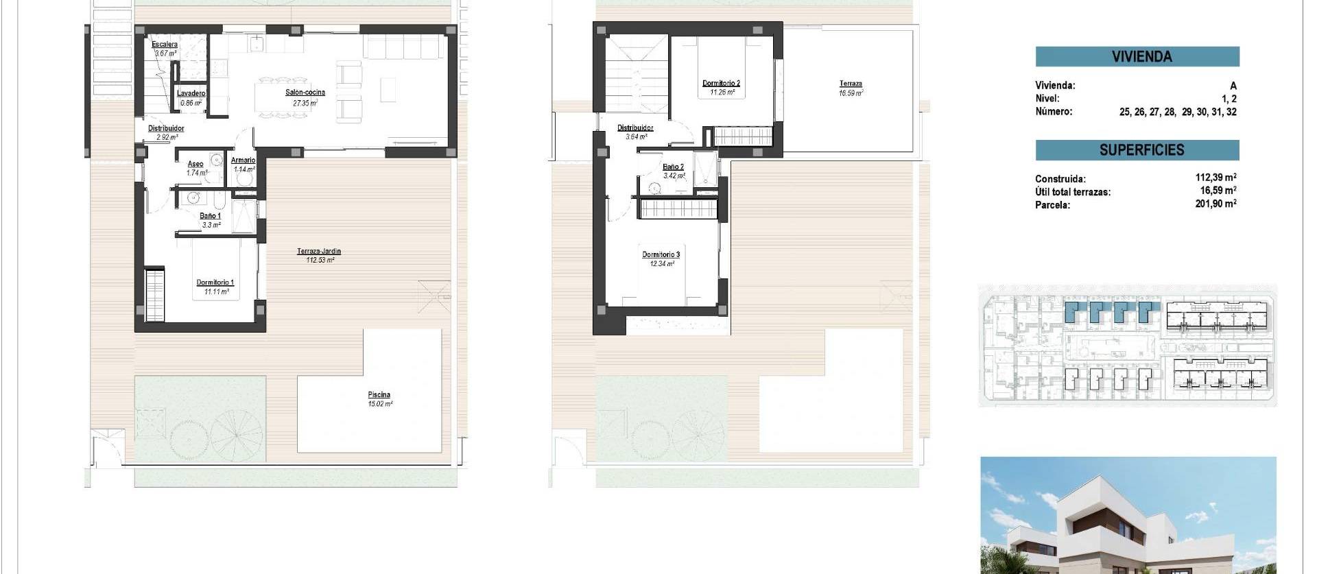 New Build - Villa - Los Alcázares - Serena Golf
