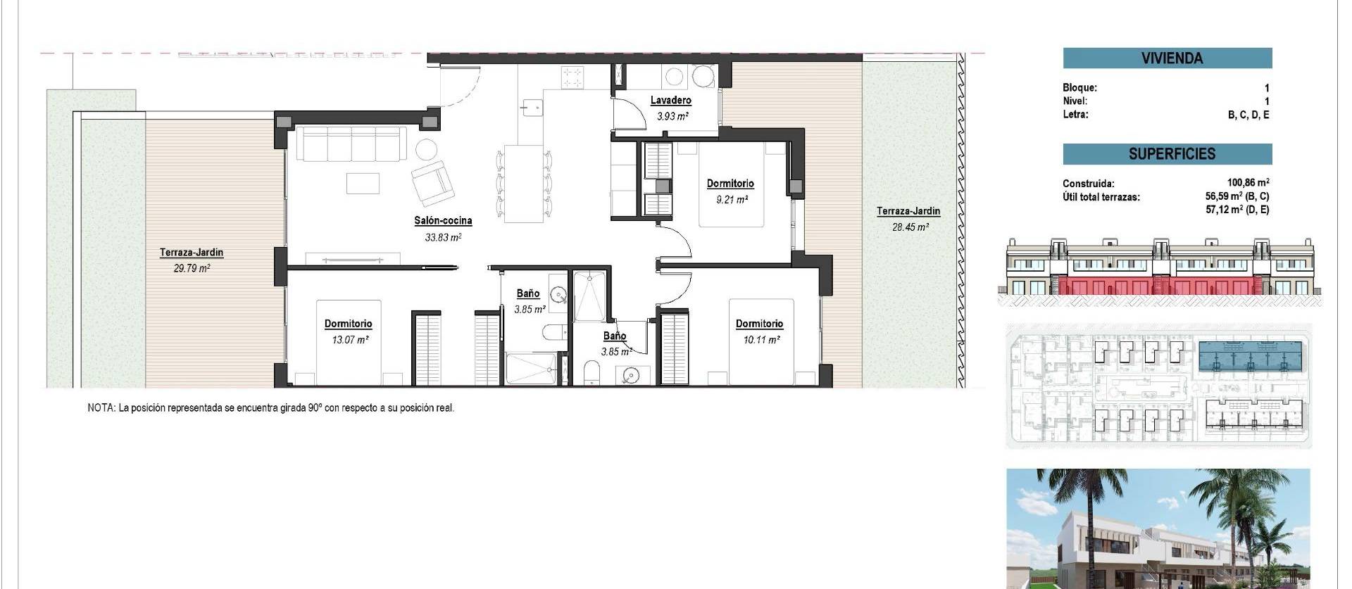 Nieuwbouw projecten - Bungalow - Los Alcázares - Serena Golf