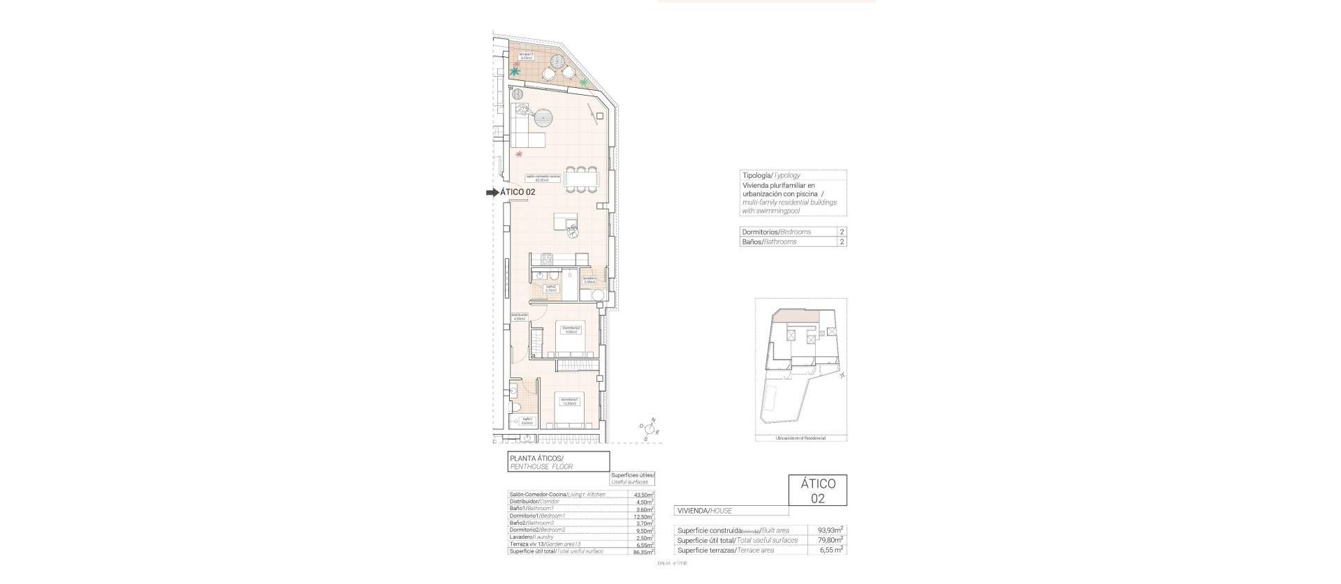 New Build - Apartment - Hondón de las Nieves - Pueblo