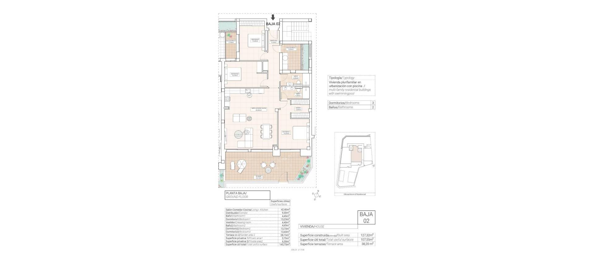 New Build - Apartment - Hondón de las Nieves - Pueblo