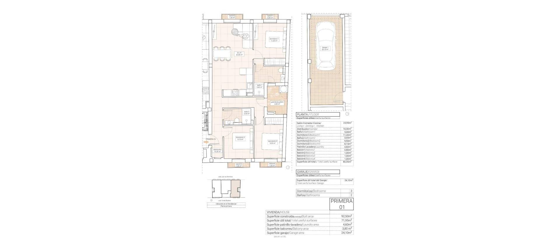 New Build - Apartment - Hondón de las Nieves - Pueblo