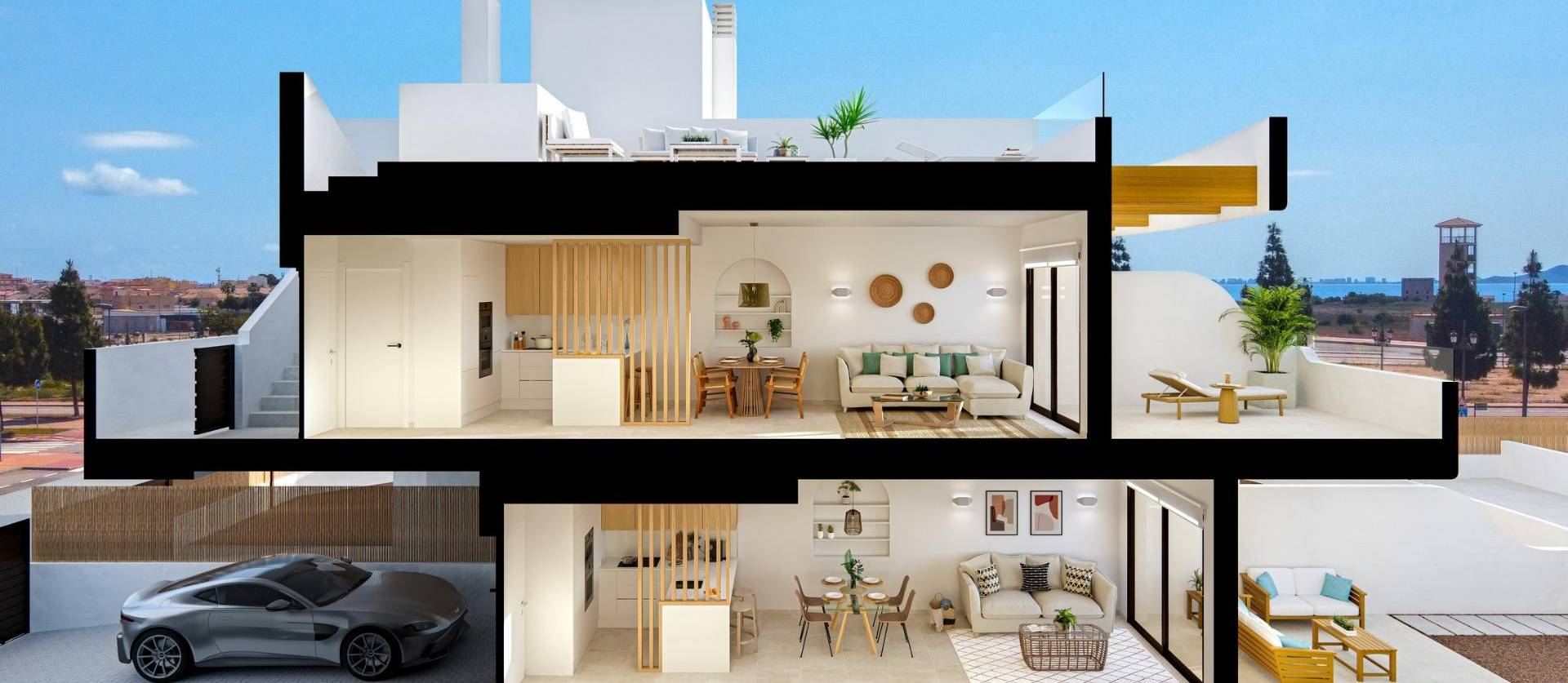 New Build - Bungalow - Los Alcázares - Serena Golf